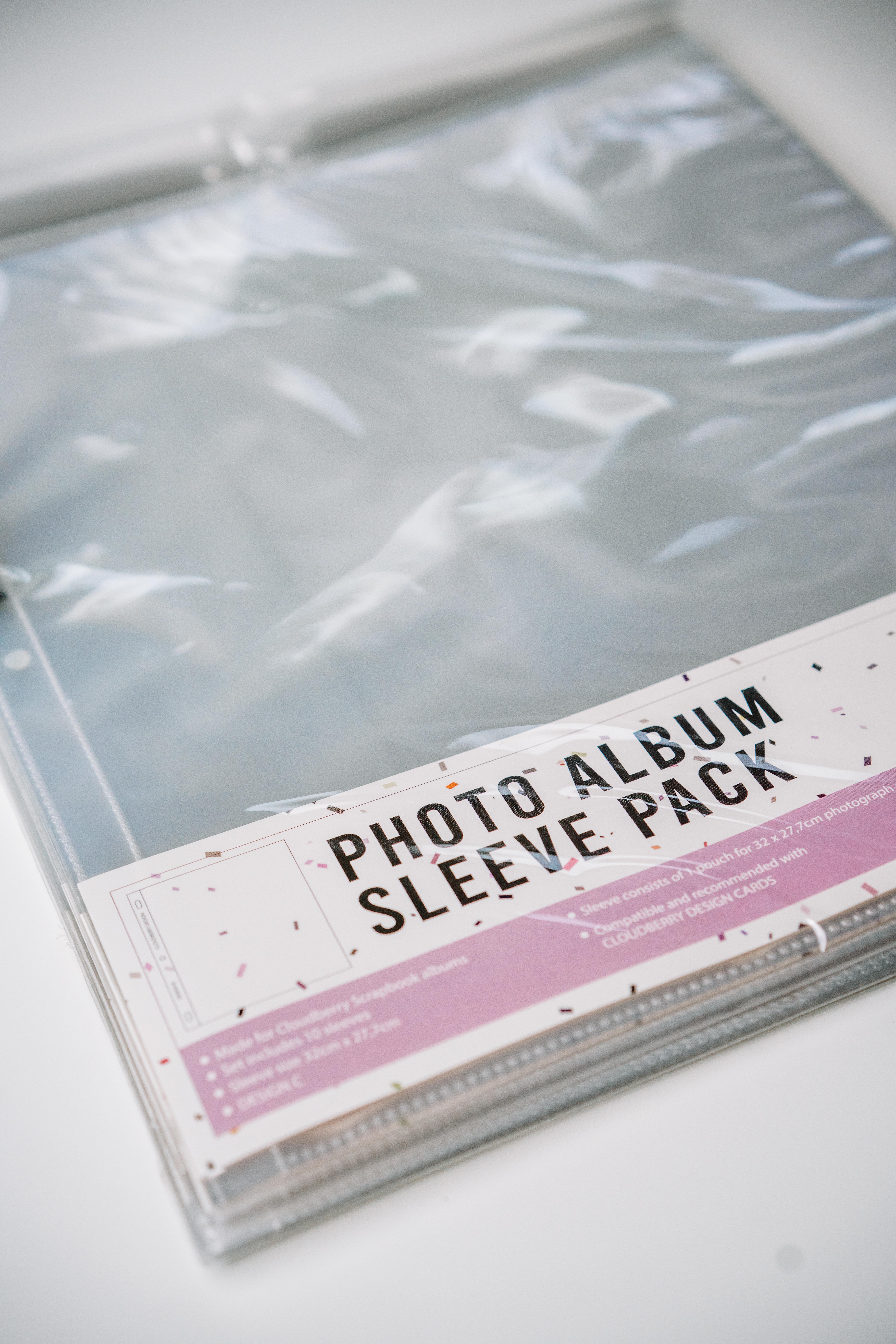 Scrapbook Album With Plastic Sleeves 