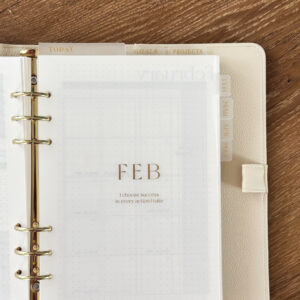 Set: Ring Notebook + Monthly Dividers