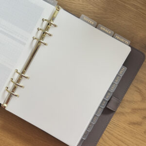 Set: Ring Notebook + Notes Dividers